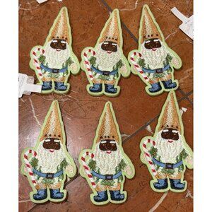 WONDERSHOP TARGET GNOME ELF FELT CHRISTMAS ORNAMENT LOT 6 NEW NWT